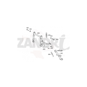 Midstand Santini Capri 125cc black