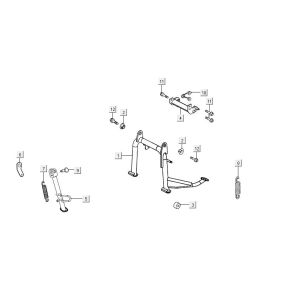 Mid Standard Kymco Agility 16'+ 4-stroke injection euro4 Red