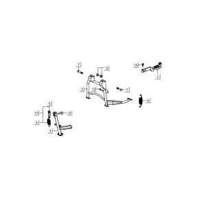 Midstand Kymco Delivery 4-stroke black