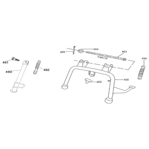 Midstand Neco Lola white