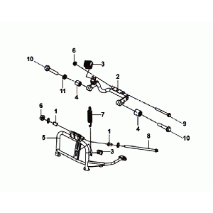 Mid Stand Engine Suspension Sym Mio 50I
