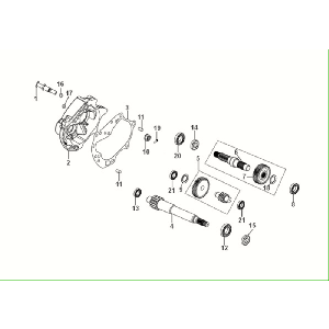 Gearing - Transmission - Sym Fiddle ll Euro 5