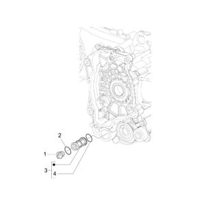 Oil filter Piaggio New Fly 4-stroke 4-valve
