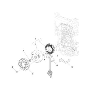 Ignition Piaggio New Fly 4-stroke 4-valve