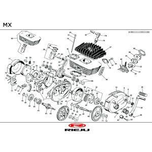 Motor Rieju MX orange 2000 2-Stroke