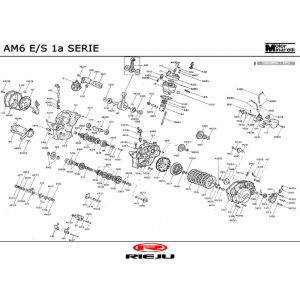 Motor Rieju RS1 matt grey 2002 2-stroke