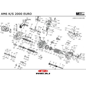 Motor Rieju Spike sports orange 2002 2-stroke