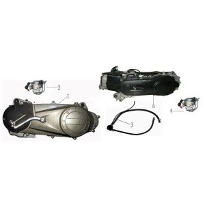 Engine block China Touring blue