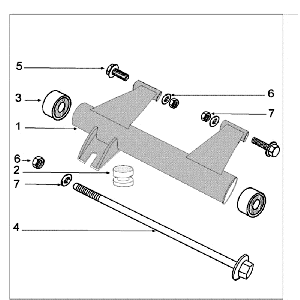 Engine Suspension Peugeot Kisbee RS White