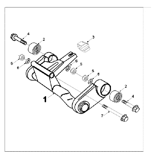 Engine Suspension Peugeot New Vivacity 4-stroke Blue