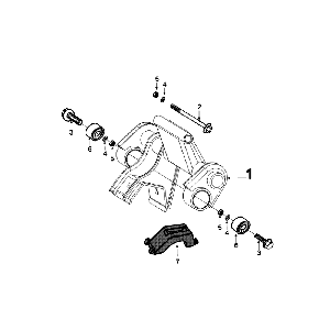 Subframe Peugeot Speedfight 4 4-stroke Blue/black