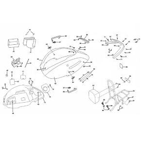 Motorcycle shield - Buddy bak Viraggio Sensa 4-stroke