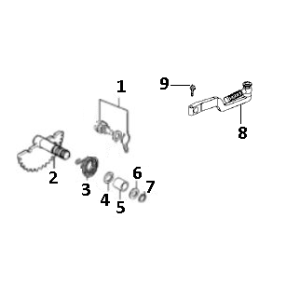 Kickstarter parts GY6 10/12 inch (EURO4; after 2018)-Kickstarter delen GY6 10 / 12 inch (EURO4 na 2018) l tm n