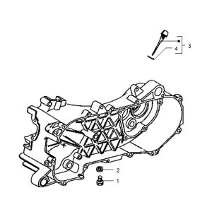 Oil arrow stick crankcase Gilera Runner 98-2005 2-stroke