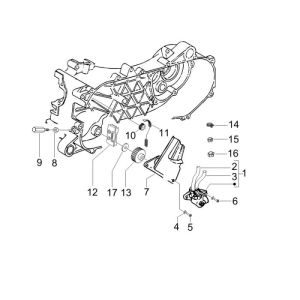 Oil Pump Piaggio Zip 2000 2-stroke AC