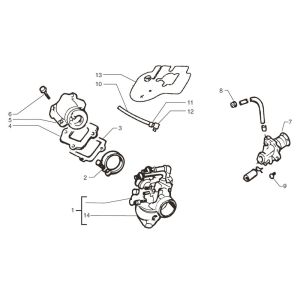 Oil pump Beta Ark-k AC black-gray 2008 2-stroke 25