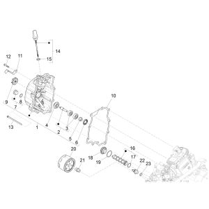 Piaggio Beverly 300 IE ABS E4 2016 - 2020 oilpump (EMEA)