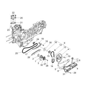 Oil Pump Gilera Runner 200cc VXR 4-stroke 2006