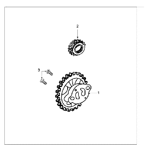 Oil Pump Peugeot New Vivacity 4-stroke Blue