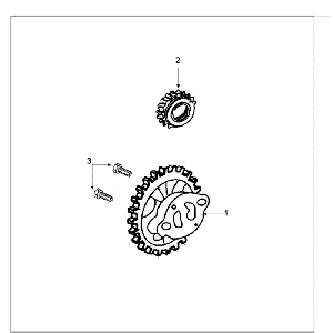 Oil pump Peugeot Tweet old matt black