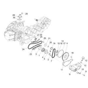 Piaggio Liberty 50 4-stroke oil pump (IGET Euro 5)