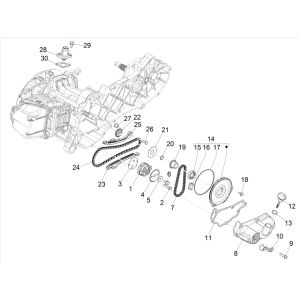 Vespa Primavera 4-stroke 3V oil pump (euro5 injection IGET)