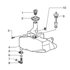 Piaggio Zip RST Oil Reservoir