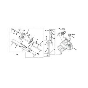 Oil tank Sym Jet Sport-X 2-stroke