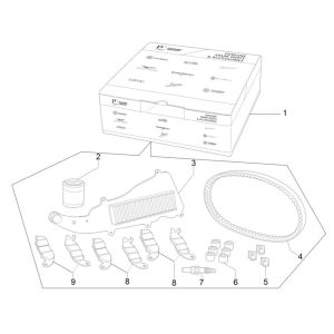 Piaggio MP3 300 HPE/300 HPE SPORT E5 ABS 2020-2022 maintenance kit (EMEA)