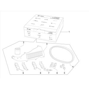 Piaggio Beverly 300 IE ABS E4 2016 - 2020 maintenance package (EMEA)