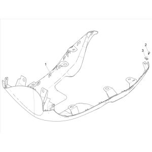 Piaggo Zip 4-stroke underspoiler (euro5 injection IGET)