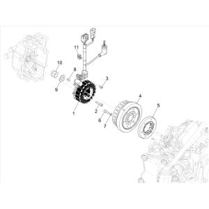 Ignition Vespa GTS 300 HPE 4T 4V IE ABS E4 2019 (EMEA)