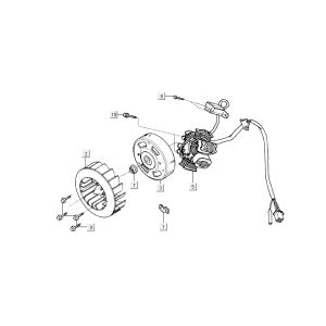 ignition Kymco Grand Dink 2-stroke Silver