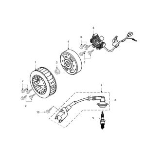 Ignition Peugeot Speedfight 2 AC E2 2-Stroke