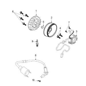Ignition Peugeot Vivacity 3 4-Stroke