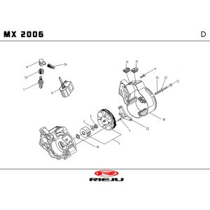 Ignition Rieju MX blue 2010 2-Stroke