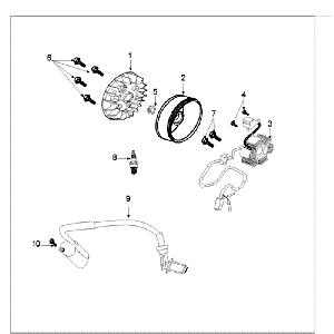 Ignition part Peugeot Tweet old beige