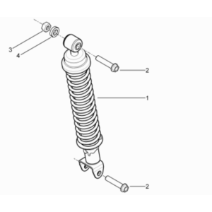 Piaggio Typhoon 50 2-stroke Euro 3 2011 shock absorber
