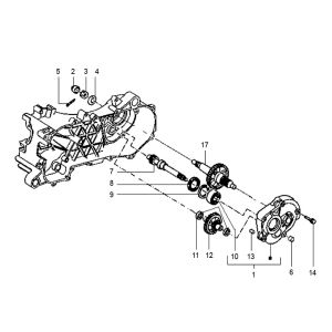 Gilera Runner 98-2005 2-stroke transmission