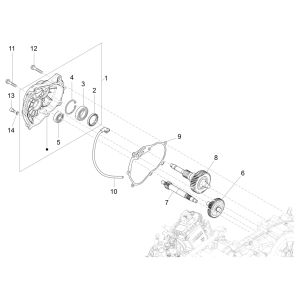 Transmission: Vespa GTS 300 HPE 4T 4V IE ABS E4 2019 (EMEA)