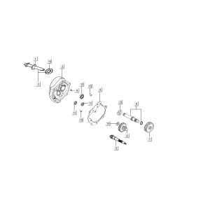 Transmission Kymco Agility FR 12" 4-stroke euro4 white