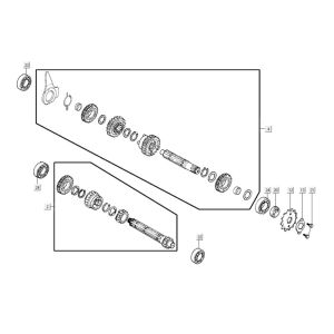 Transmission Kymco K-Pipe 125cc