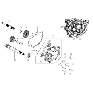 Transmission Kymco Xciting 400i Pearly Black