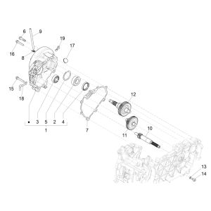 Transmission Vespa Sprint 125 4T 3V IE ABS E5 2021 (EMEA)