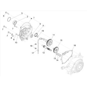 Vespa Elettrica 2018-2019 transmission