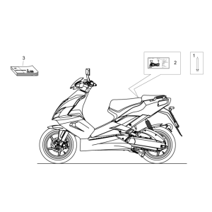 Picture and manual Aprilia SR 50 H2O ie+carb 2004-2009