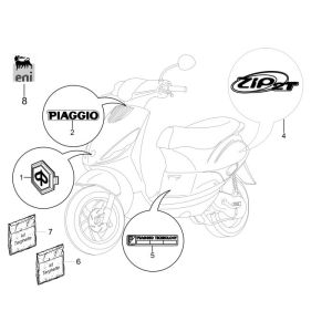 Emblems Piaggio Zip 2000 2-stroke AC