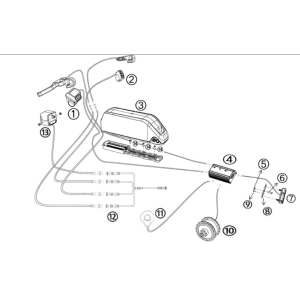 Power system Yadea Trooper 01 Fat bike
