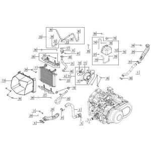Radiator Kymco MXU 500