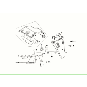 Sym Fiddle ll Euro 5 rear fender